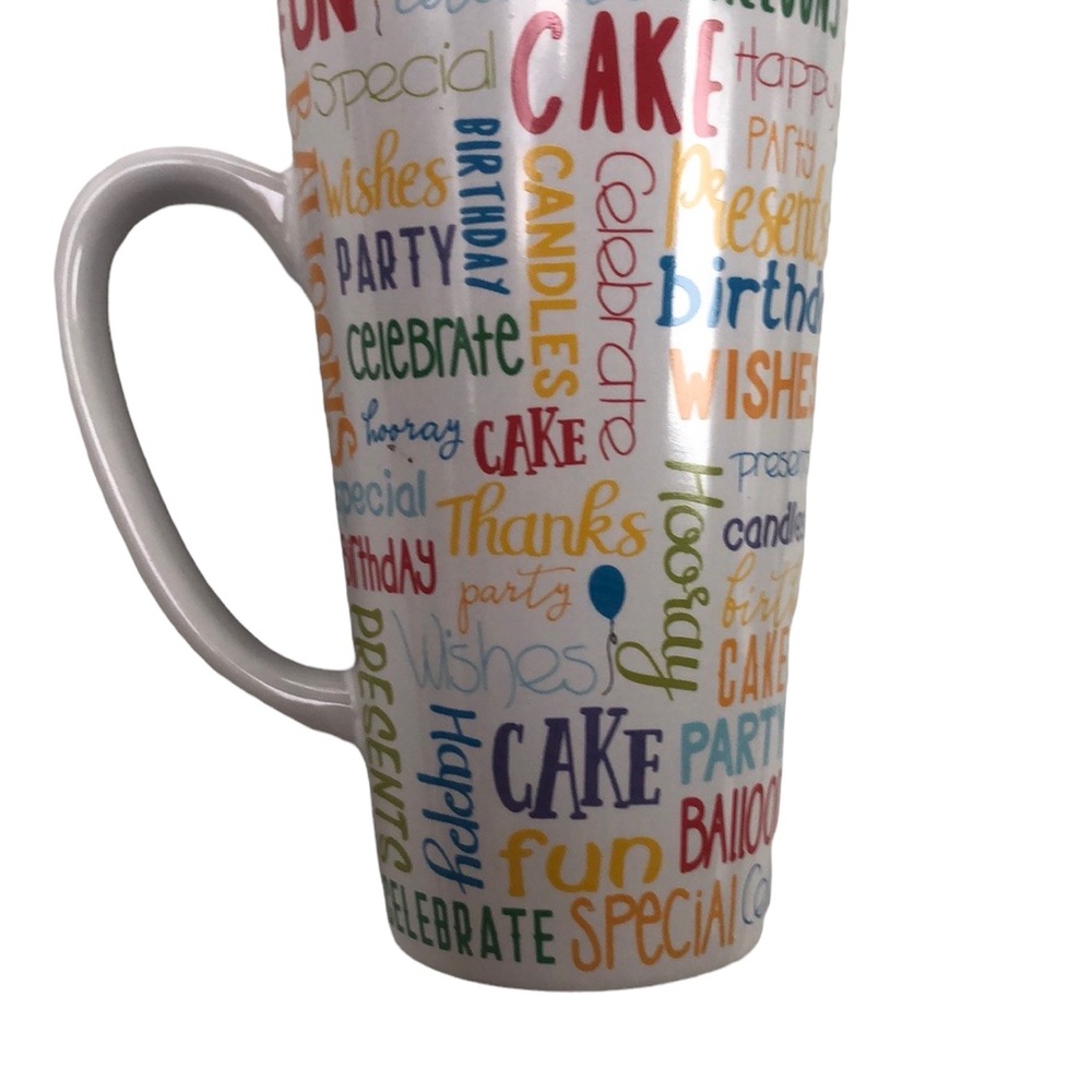 Birthday Party Celebration Colorful Coffee Latte Mug